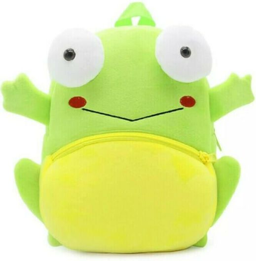 Λούτρινη Παιδική Τσάντα Jolly Βάτραχος 24x10x26cm