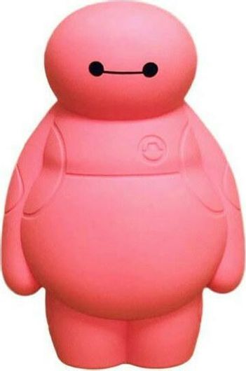 Κασετίνα Σιλικόνης Baymax Ροζ 20x13cm