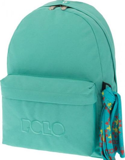 Σχολική Τσάντα Πλάτης Γυμνασίου / Λυκείου Polo Original 600D Πράσινο