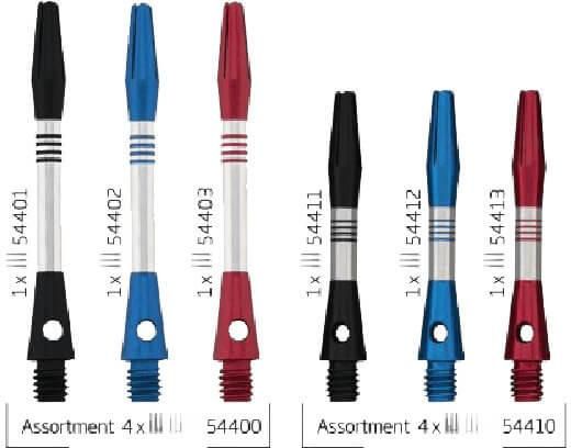 Ουρές για Βελάκια Bull's Cetra Aluminium Shaft Medium Μαύρα