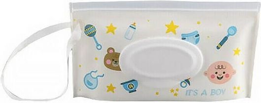 Θήκη Για Μωρομάντηλα Wipe Αγοράκι 24x14cm