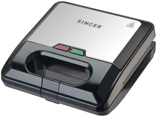 Τοστιέρα Singer SMW-7520 με Αποσπώμενες Πλάκες για 2 Τοστ 750W Inox