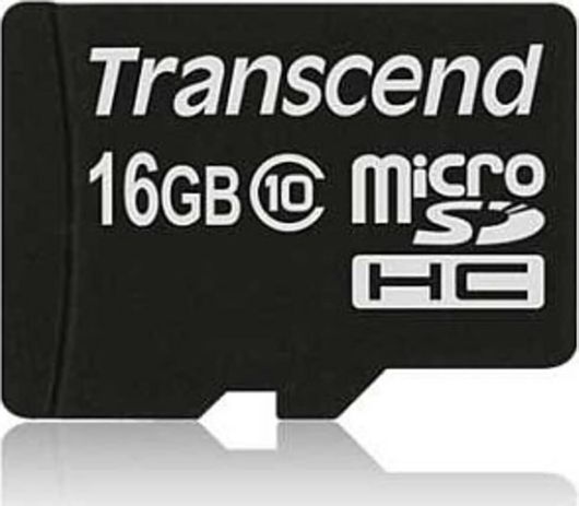 Transcend Premium 200x microSDHC 16GB Class 10 High Speed με αντάπτορα