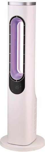 Αερόθερμο Eurolamp 147-28500 2 σε 1 50W Χωρίς Πτερύγια με Τηλεχειριστήριο Λευκό