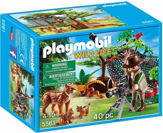 Playmobil Wild Life Εικονολήπτης & Οικογένεια από Λύγκες 5561 για 4-10 ετών.