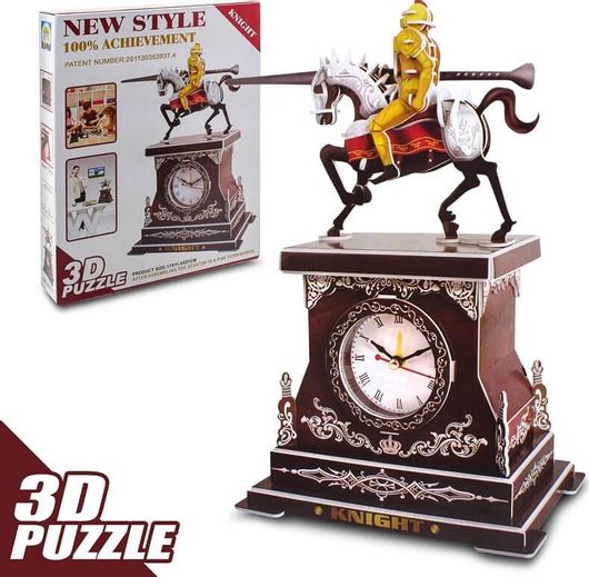 Puzzle Puzzle Ρολόι Ιππότης 3D 62 Κομμάτια