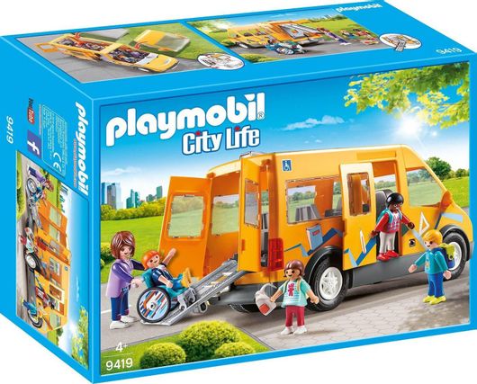 Playmobil City Life Σχολικό Λεωφορείο 9419 για 4+ ετών.