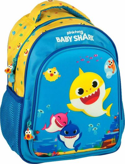 Σχολική Τσάντα Νηπίου Πλάτης Gim Baby Shark Eva Γαλάζιο