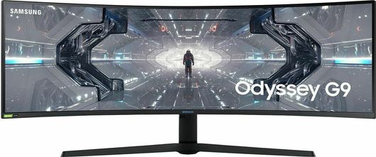Samsung Odyssey G9 LC49G95TSSR Ultrawide VA HDR Curved Gaming Monitor 49" 5120x1440 240Hz με Χρόνο Απόκρισης 1ms GTG