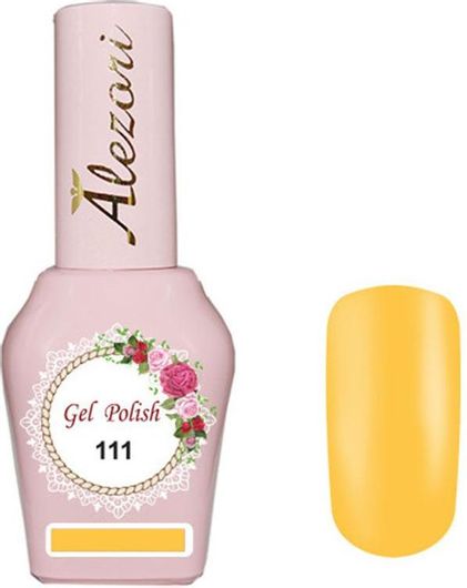 Ημιμόνιμο Βερνίκι Νυχιών Alezori Gel Polish Νο.111 15ml Κίτρινο