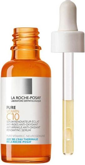 Serum Προσώπου La Roche Posay Pure Vitamin C10 Αντιγηραντικό με Βιταμίνη C & Σαλικυλικό Οξύ για Αποτοξίνωση & Λάμψη 30ml