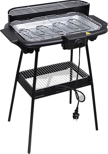 Ηλεκτρική Ψησταριά Σχάρας Bormann BBQ1060 με Ρυθμιζόμενο Θερμοστάτη 2000W Μαύρο