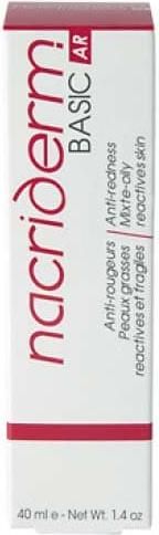 Κρέμα Προσώπου Nacriderm 24ωρη Ενυδατική για Λιπαρές Επιδερμίδες κατά της Ερυθρότητας 40ml