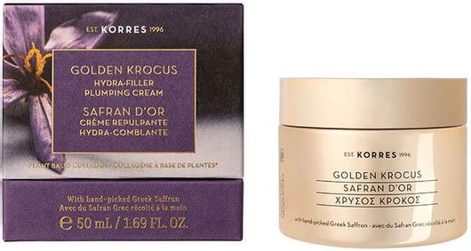 Κρέμα Προσώπου Korres Χρυσός Κρόκος 24ωρη για Ενυδάτωση, Αντιγήρανση & Σύσφιξη με Κολλαγόνο 50ml