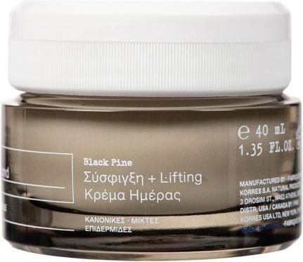 Κρέμα Προσώπου Korres Μαύρη Πεύκη 4D Ενυδατική & Συσφικτική Ημέρας για Κανονικές/Μικτές Επιδερμίδες 40ml
