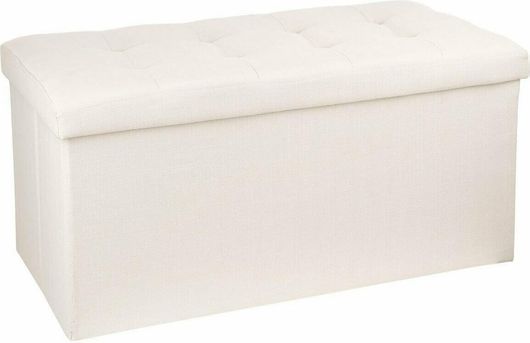 Σκαμπό Spitishop A-S Lysandre 140091A με Αποθηκευτικό Χώρο 76x38x38 Μπεζ