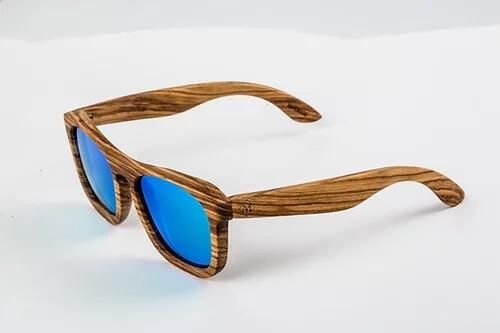 Γυαλιά Ηλίου Martinez Santorini Ξύλινα με Καθρέπτη Φακό