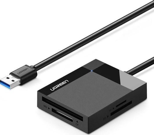 Card Reader Ugreen USB 3.0 για SD/microSD/MemoryStick/CompactFlash Μαύρο