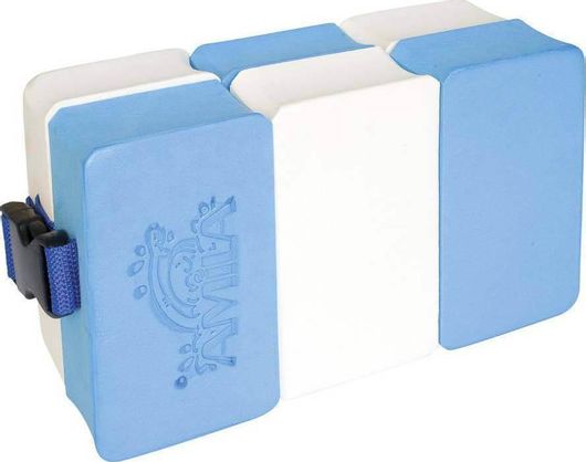 Ζώνη Κολύμβησης Amila με 6 Τουβλάκια 13x8x4.6εκ. Μπλε