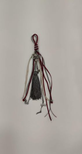 Γούρι Κρεμαστό Casa Di Fiori G90 Κλειδί 2022 Μεταλλικό Ασημί