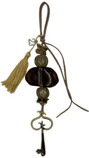 Γούρι Μάρω Κρεμαστό 2023 Μεταλλικό Χρυσό Κλειδί 35cm G93