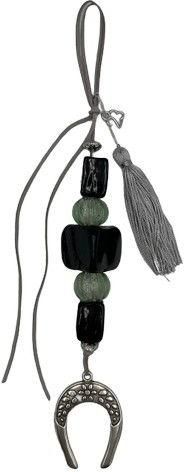 Γούρι Μάρω Κρεμαστό 2023 Μεταλλικό Ασημί Πέταλο 33cm G6