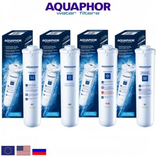 Ανταλλακτικό Φίλτρο Νερού Aquaphor Crystal Quadro Replacement Σετ 4 Τμχ 6000lt