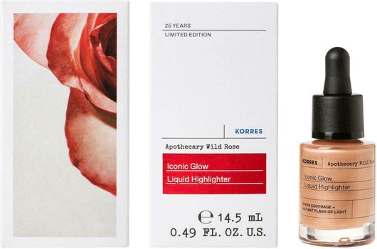 Korres Apothecary Wild Rose Υγρό Highlighter Limited Edition 14.5 ml
