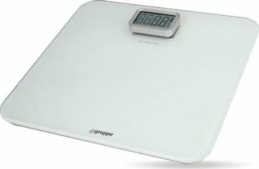 Ζυγαριά Μπάνιου Gruppe Β1918GΡ Ψηφιακή χωρίς Μπαταρία Λευκό