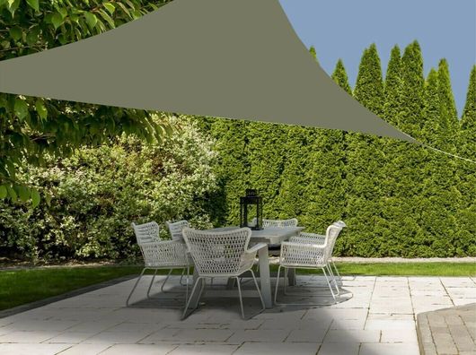 Τρίγωνο Πανί Σκίασης 3x3x3m Λαδί