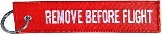 Μπρελόκ Simoni Racing 10UNI1995 Υφασμάτινο Remove Before Flight Κόκκινο