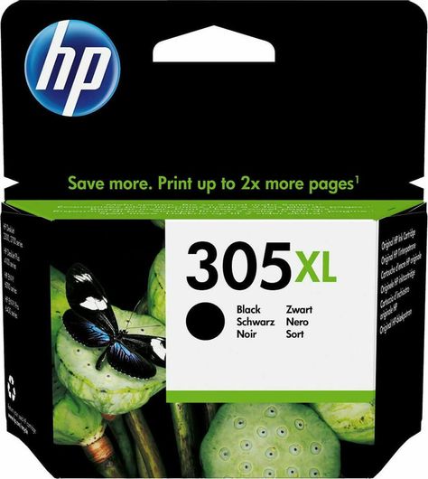 HP 305XL Γνήσιο Μελάνι Εκτυπωτή InkJet Μαύρο 3YM62AE