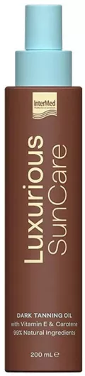 InterMed Luxurious Dark Tanning Oil Λάδι Μαυρίσματος για το Σώμα σε Spray 200ml