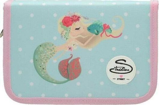 Κασετίνα Street Mermaid Κενή 1 Zip 21x4x14cm