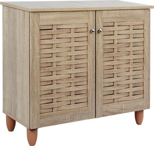 Παπουτσοθήκη Ξύλινη Homemarkt με 2 Ράφια 77x34x67.5cm