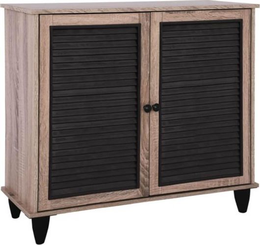 Παπουτσοθήκη Sonama 76.5x30x68.5cm Μαύρο