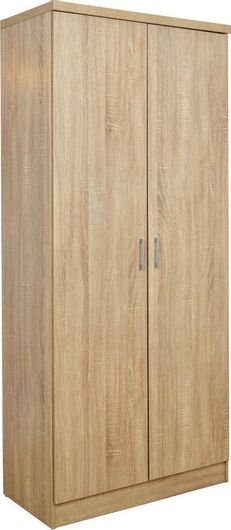 Ντουλάπα Homemarkt Jenna Hm368.02 Δίφυλλη Sonama 80x42x181