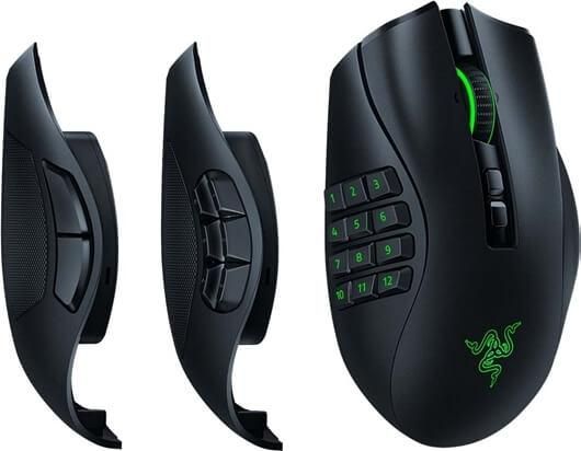Gaming Ποντίκι Razer Naga Pro Ασύρματο RGB 20000 DPI Μαύρο