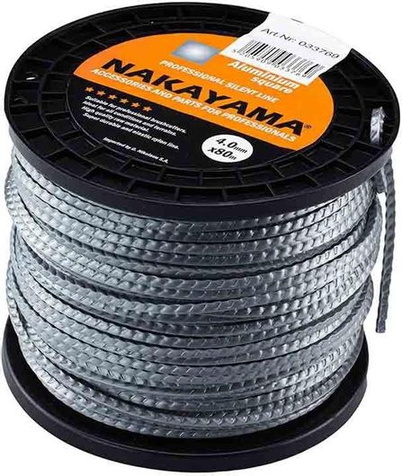 Μεσινέζα Nakayama NC1018 Αλουμινίου Τετράγωνη 80m 4mm