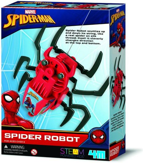 Πλαστική Κατασκευή Παιχνίδι 4M Ρομπότ Αράχνη Spider-man για 8+ Ετών