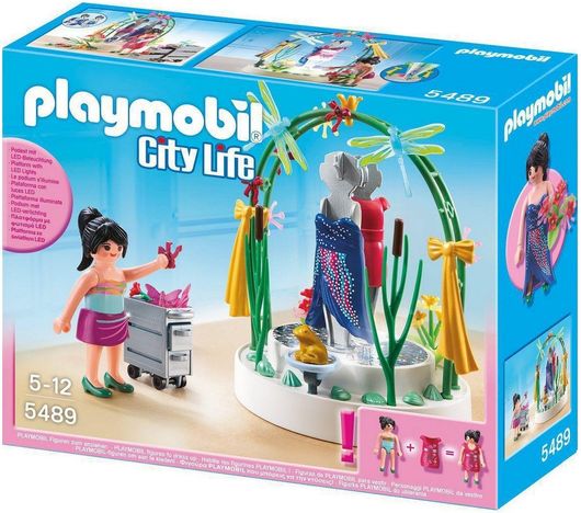 Playmobil City Life Διακοσμήτρια με Led Βιτρίνα Ρούχων για 5-12 ετών