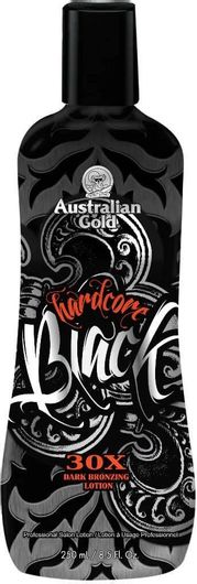 Self Tan Australian Gold Hardcore Black 30x Dark Bronzing Lotion 250ml