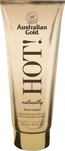 Self Tan Australian Gold Hot! Naturally Biosine Complex® Captivating Natural Bronzer With Sincere Skincare Blend 250ml