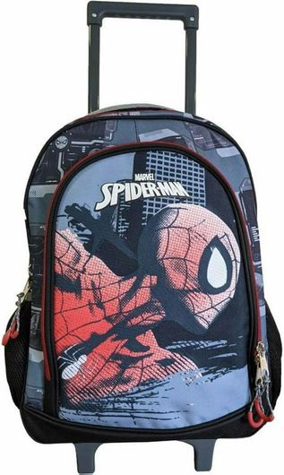 Σχολική Τσάντα Δημοτικού Gim Τρόλεϊ Spiderman