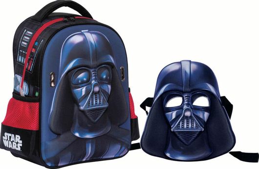 Σχολική Τσάντα Νηπίου Gim Star Wars Darth Vader Πλάτης Μαύρο