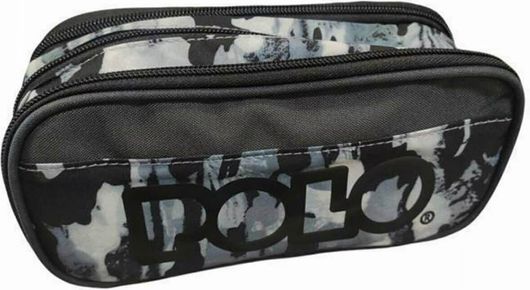 Κασετίνα Polo 620963 Cryptic Military Οβάλ Υφασμάτινη Μαύρη
