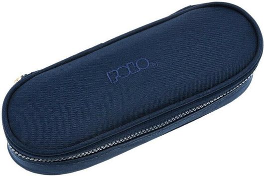 Κασετίνα Polo 620923 Box Οβάλ Υφασμάτινη Μπλε