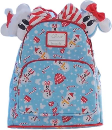 Παιδική Τσάντα Βόλτας Loungefly: Disney Minnie Mickey Snowman Aop Headband Set (WDBKS0012) Πολύχρωμο