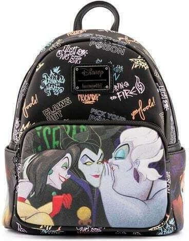 Παιδική Τσάντα Βόλτας Loungefly Disney Villains Club (WDBK2064) Μαύρο