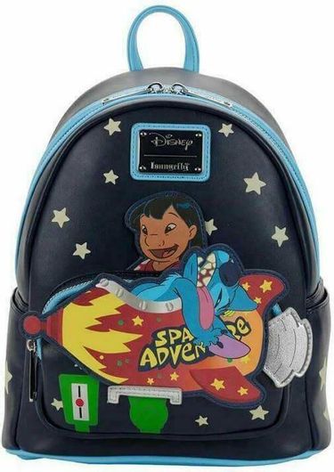 Παιδική Τσάντα Βόλτας Loungefly Disney - Lilo And Stitch Space Adventure (WDBK2206) Μαύρο